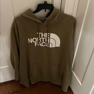 The North Face green Hoodie with Logo